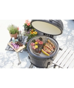 BARBECUE A CARBONELLA BARBECOOK "KAMADO KAMAL" CON TELO DI COPERTURA IN OMAGGIO E GRIGLIA 53 CM