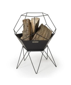 BRACIERE PER LEGNA BARBECOOK "JURA" IN ACCIAIO NERO, DIAMETRO 42,5 CM