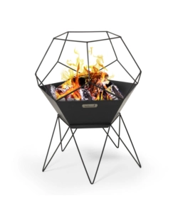 BRACIERE PER LEGNA BARBECOOK "JURA" IN ACCIAIO NERO, DIAMETRO 42,5 CM