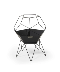 BRACIERE PER LEGNA BARBECOOK "JURA" IN ACCIAIO NERO, DIAMETRO 42,5 CM
