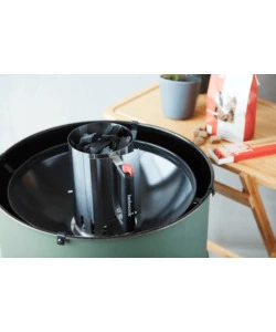 CIMINIERA DI ACCENSIONE PER CARBONE E CARBONELLA BARBECOOK IN ACCIAIO INOX, DIAMETRO 16,5 CM