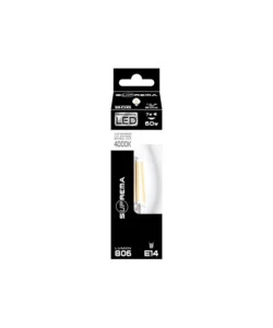 LAMPADINA LED "OLIVA" LUCE BIANCA, 60W E14