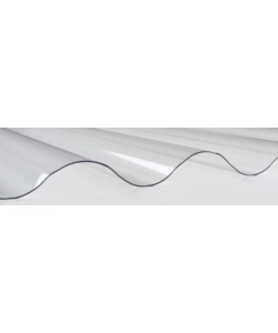 LASTRA ONDULATA POLIKRIL LIGHT ONDA "76/18" SP. 0,5 MM, 90X120 CM
