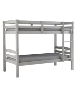 LETTO A CASTELLO "MARSIGLIA" IN PINO MASSELLO BIANCO 202X98X150 CM