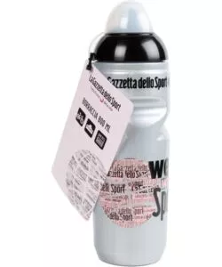BORRACCIA PER BICICLETTA GAZZETTA DELLO SPORT GRIGIO PERLATO IN PLASTICA, 800 ML