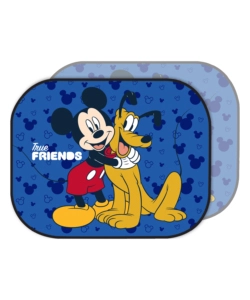 COPPIA TENDINE AUTO LATERALI "DISNEY MICKEY MOUSE" 44X35 CM