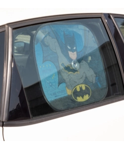 COPPIA TENDINE AUTO LATERALI "BATMAN" 44X35 CM