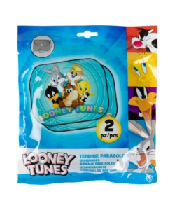 COPPIA TENDINE AUTO LATERALI "LOONEY TUNES" 44X35 CM