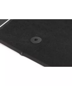 SET 4 PEZZI TAPPETI MOQUETTE PER AUTO SPARCO GRIGIO E NERO