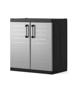 ARMADIO BASSO KETER "DETROIT XL" IN RESINA GRIGIO 89X54X93 CM