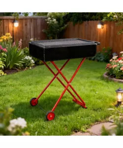 BARBECUE A GAS PIEGHEVOLE ARNOLD CON RUOTE 73X43X74 CM