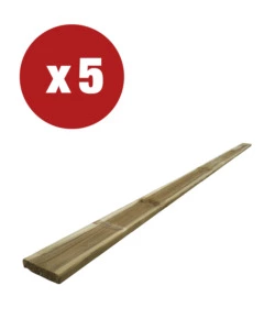 PROMO 5 LISTONI PER PAVIMENTO ZIGRINATO 21X95X2400 MM