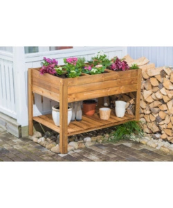 ORTO DA ESTERNO IN LEGNO APPLE MEDIUM, 120X80 CM