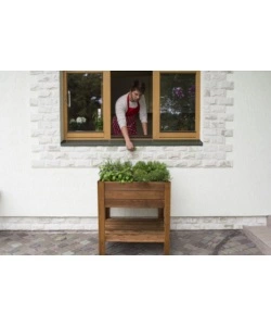 ORTO DA ESTERNO IN LEGNO APPLE SMALL, 80X80 CM