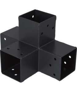 CONNETTORE PLUG-IN PER PALO 7X7 A 4 CONNESSIONI AD ANGOLO 90°, ANTRACITE - SUKI