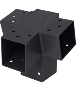 CONNETTORE PLUG-IN PER PALO 7X7 - 4 CONNESSIONI AD ANGOLO 75° - ANTRACITE