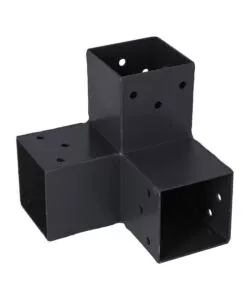 CONNETTORE PLUG-IN PER PALO 7X7 A 3 CONNESSIONI AD ANGOLO 90°, ANTRACITE - SUKI