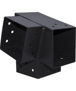 CONNETTORE ANGOLARE PLUG-IN 9x9 - 3 CONNESSIONI ANGOLO SINISTRO 75° - ANTRACITE
