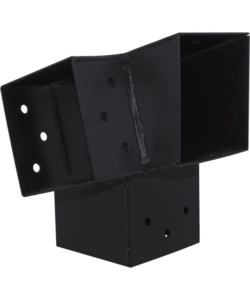 CONNETTORE ANGOLARE PLUG-IN 9x9 - 3 CONNESSIONI ANGOLO DESTRO 105° - ANTRACITE