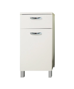 BASE CUCINA CON CASSETTO E UN'ANTA BIANCO - EASY PLUS - 40 CM