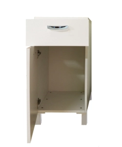 BASE CUCINA CON CASSETTO E UN'ANTA BIANCO - EASY PLUS - 40 CM