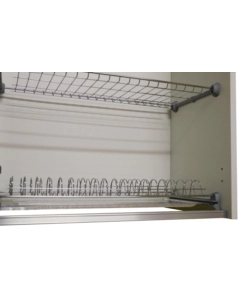 PENSILE DA CUCINA CON SCOLAPIATTI BIANCO - SKY - 60 CM