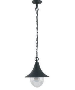 LAMPADA A SOSPENSIONE "PAVIA" NERA 26 CM, 1XE27