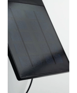PROIETTORE LED "SHIVA" ANTRACITE CON PANNELLO SOLARE, 2X 1,5W