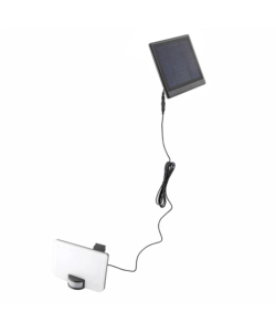 PROIETTORE LED "ULYSSE" ANTRACITE CON PANNELLO SOLARE, 10 W