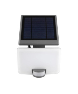 PROIETTORE LED "ULYSSE" ANTRACITE CON PANNELLO SOLARE, 10 W