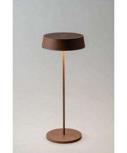 LUME LED PORTATILE "COCKTAIL" CORTEN 29,5 X 12 CM, 2.2 W