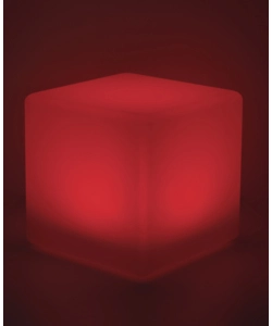 LUME DA GIARDINO SOLARE LED "GECO" BIANCO 40X40X40 CM, 1.5 W