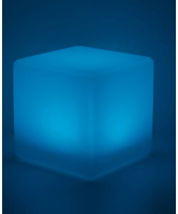 LUME DA GIARDINO SOLARE LED "GECO" BIANCO 40X40X40 CM, 1.5 W