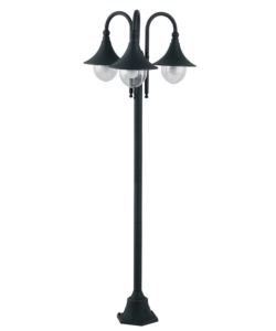 PALO "PAVIA" NERO 190X56 CM, 3XE27