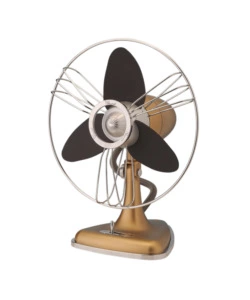 VENTILATORE DA TAVOLO IN METALLO CON FINITURE CROMATE - BIMAR VTM34CA