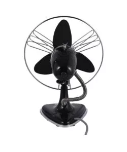 VENTILATORE DA TAVOLO IN METALLO CON FINITURE CROMATE - BIMAR VTM34NE
