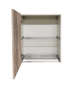 PENSILE DA CUCINA CON SCOLAPIATTI "SKY", 60 CM