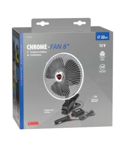 Ventilatore per auto lampa "Chrome-Fan" 16W