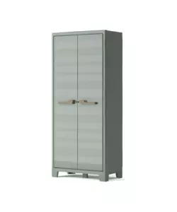 ARMADIO ALTO KETER "PLANET" IN RESINA GRIGIO 80X44X182 CM