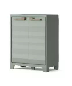 ARMADIO BASSO KETER "PLANET" IN RESINA GRIGIO 80X44X100 CM ARMADIO BASSO KETER "PLANET" IN RESINA GRIGIO 80X44X100 CM