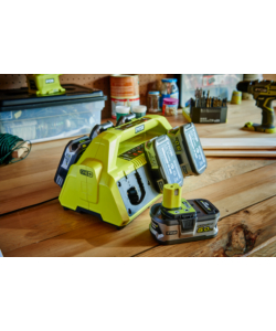 CARICABATTERIE SEQUENZIALE RYOBI "RC18627" 6 POSTAZIONI 18V
