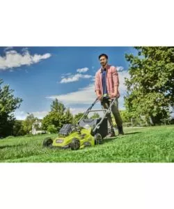 TAGLIAERBA A BATTERIA TRAZIONATO RYOBI "RLM36X41H50PG" TAGLIO 40 CM 36V, BATTERIA 5.0 AH INCLUSA
