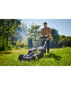 TAGLIAERBA A BATTERIA TRAZIONATO RYOBI "RY36LMX51A-160" TAGLIO 51 CM 36V, BATTERIA 6.0 AH INCLUSA