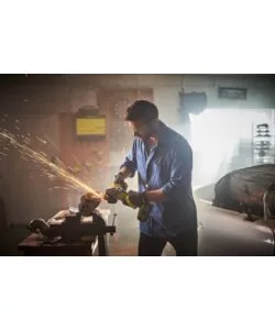 SMERIGLIATRICE ANGOLARE BRUSHLESS A BATTERIA RYOBI "R18AG-0" 125MM 18V, SOLO CORPO MACCHINA