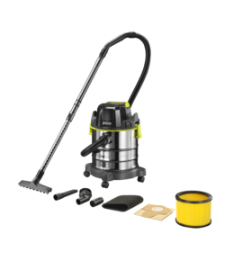 ASPIRATORE SOLIDI E LIQUIDI A BATTERIA RYOBI "R18WDV-0" 18V 18L, SOLO CORPO MACCHINA
