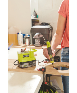 UTENSILE ROTATIVO COMPATTO A BATTERIA RYOBI "RRT18-0" 18V, SOLO CORPO MACCHINA