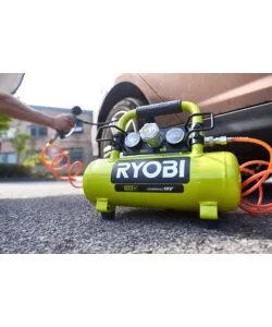 COMPRESSORE ARIA PORTATILE A BATTERIA RYOBI "R18AC-0" 3,8L 18V SOLO CORPO MACCHINA