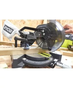 TRONCATRICE A BATTERIA 18V RYOBI EMS190DCL, SOLO CORPO MACCHINA BATTERIA NON INCLUSA - RYOBI
