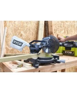 TRONCATRICE A BATTERIA 18V RYOBI EMS190DCL, SOLO CORPO MACCHINA BATTERIA NON INCLUSA - RYOBI