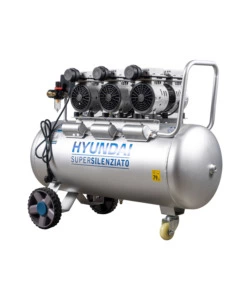 COMPRESSORE ARIA SILENZIATO HYUNDAI 100L 3HP - COD. 65704